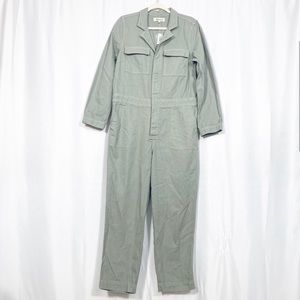 Madewell Signature Coverall Jumpsuit Boiler Suit: Olive Army Green NWOT